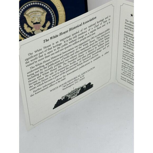 1989 White House Historical Ornament Presidential Seal Bicentennial Edition VTG - Picture 5 of 11